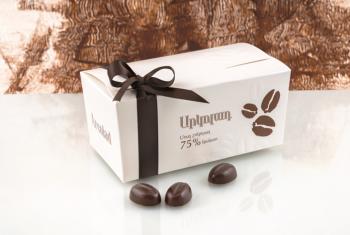 Dark chocolate 75% cocoa "Coffee beans", 310 g